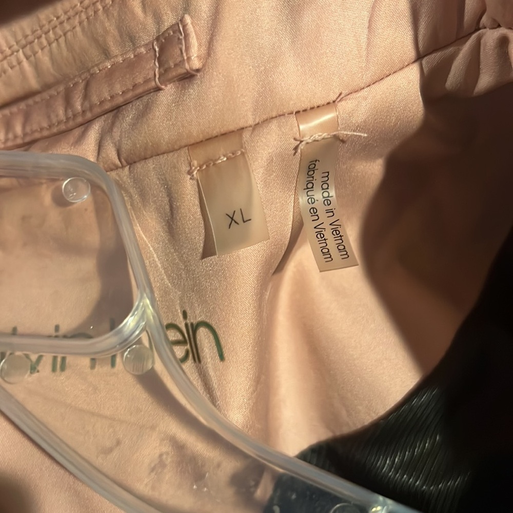 Calvin Klein Pink Trench Coat - Picture 3 of 4